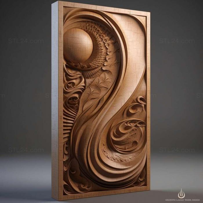 Patterns and decorations (stl Linn C5 4, PATTERN_2296) 3D models for cnc